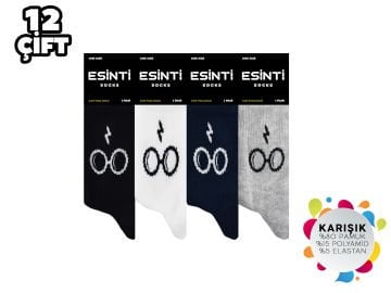 Esinti 20-1 Bayan Kolej Çorap 12'li