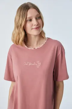 Pijadore 2100 (M-L-XL-XXL) Kısa Kollu Bayan Pijama Takım 4'lü