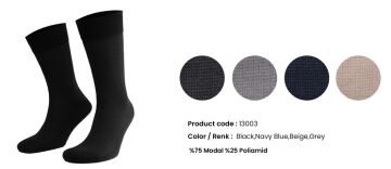 Aytuğ 13003 (41-45) Dikişsiz Erkek Modal Soket Çorap 12'li