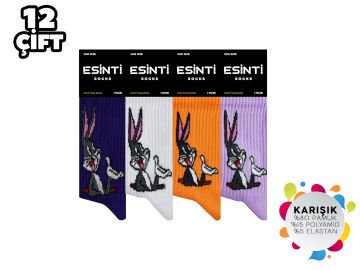 Esinti 20-7 Bayan Kolej Çorap 12'li