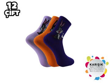 Esinti 20-7 Bayan Kolej Çorap 12'li