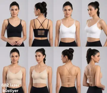 FK 682B (M-L-XL-XXL) Lazer Kesim Bayan Sütyen 6'lı