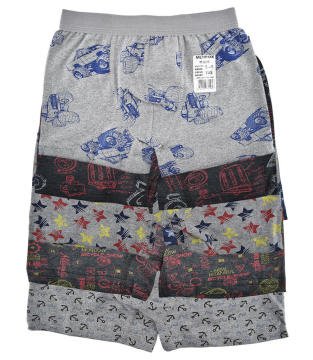 Menbox Desenli Erkek Çocuk Boxer 12'li