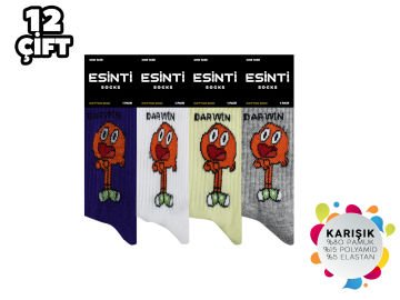 Esinti 20-17 Bayan Kolej Çorap 12'li