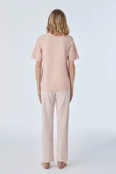 Pijadore 2104 (M-L-XL-XXL) Kısa Kollu Bayan Pijama Takım 4'lü