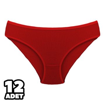 Dondeza 259 Viskon Fitilli Raporlu Bayan Ara Beden Bikini 12'li