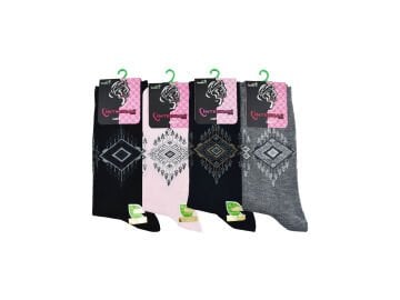 İntegral 4018 Dikişsiz Bayan Bambu Soket 12'li