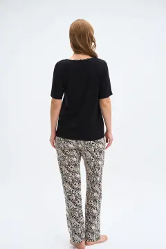 Pijadore 2018B (2XL-3XL-4XL-5XL) Battal Beden Kısa Kollu Bayan Pijama Takım 4'lü