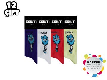 Esinti 20-19 Bayan Kolej Çorap 12'li