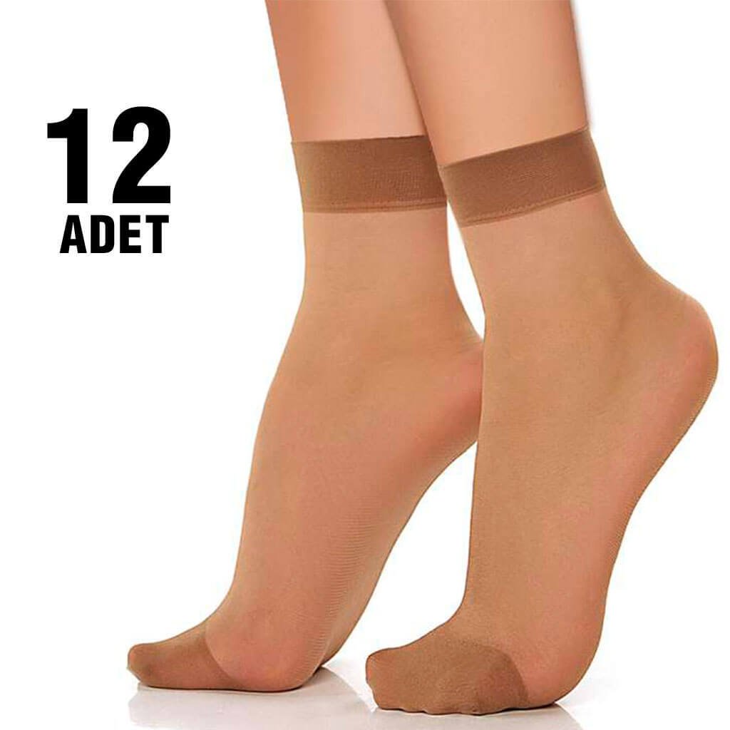 Müjde 15 Denye Parlak Fit 15 Bayan Soket 12'li