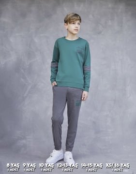 Elsima 3170 Erkek Çocuk Uzun Kollu Pijama Takımı 6'lı (8-16YAŞ)