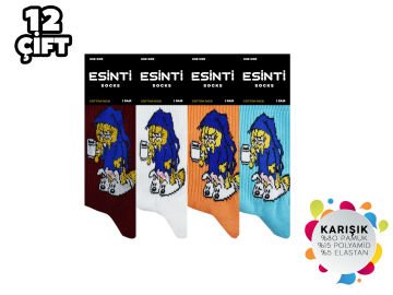 Esinti 20-21 Bayan Kolej Çorap 12'li