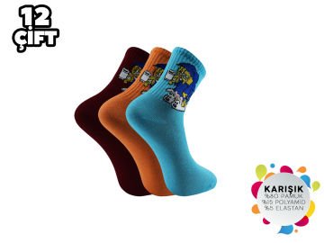 Esinti 20-21 Bayan Kolej Çorap 12'li