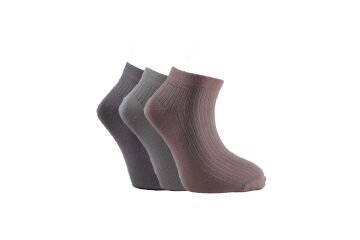 Panda 09 (3-12 Yaş) Kız Erkek Çocuk Bambu Patik Çorap 12'li