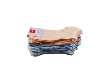 Şirin 4030-61 (36-40) Dikişsiz Bayan Penye Patik Çorap 12'li