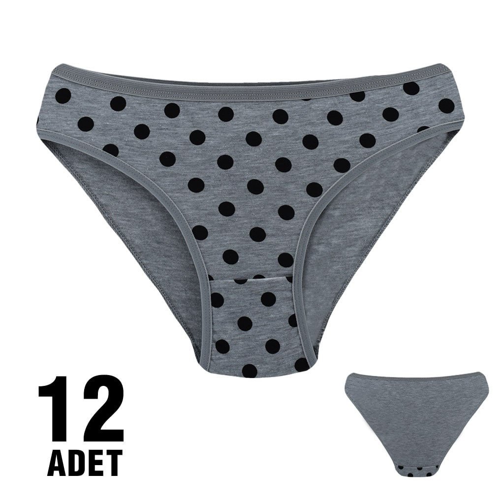Dondeza 101-109 Desenli Bayan Bikini 12'li