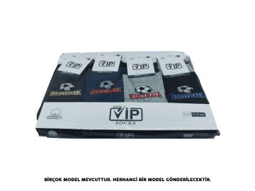 Vip 207 (3-12 Yaş) Kız Erkek Çocuk Çorap 12'li