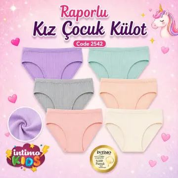 İntimo 2542 Raporlu Kız Çocuk Külot 12'li
