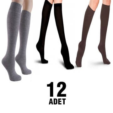 Özmen Dizaltı Anne Çorabı 12'li
