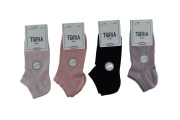 Toria B16 (36-40) Bayan Bambu Patik Çorap 12'li