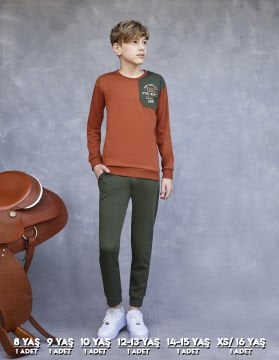 Elsima 3172 Erkek Çocuk Uzun Kollu Pijama Takımı 6'lı (8-16YAŞ)