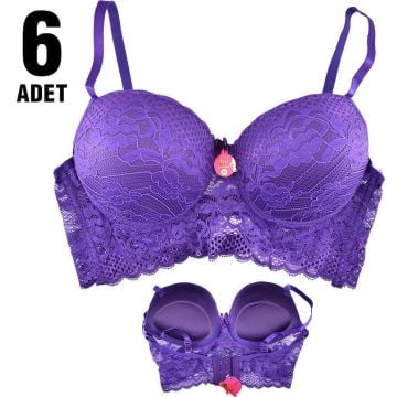 Liza 1080 Balenli Destekli Sütyen 6'lı