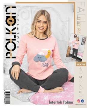 Polkan 5072 İnterlok Bayan Pijama Takımı