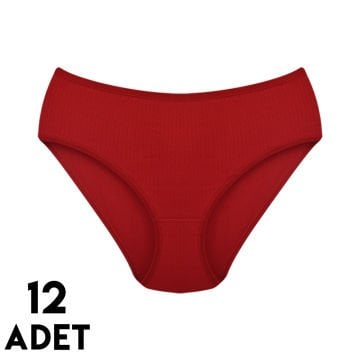 İntimo 2702 (L-XL) Raporlu Biyeli Bayan Külot 12'li