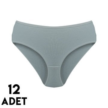 İntimo 2702 (L-XL) Raporlu Biyeli Bayan Külot 12'li
