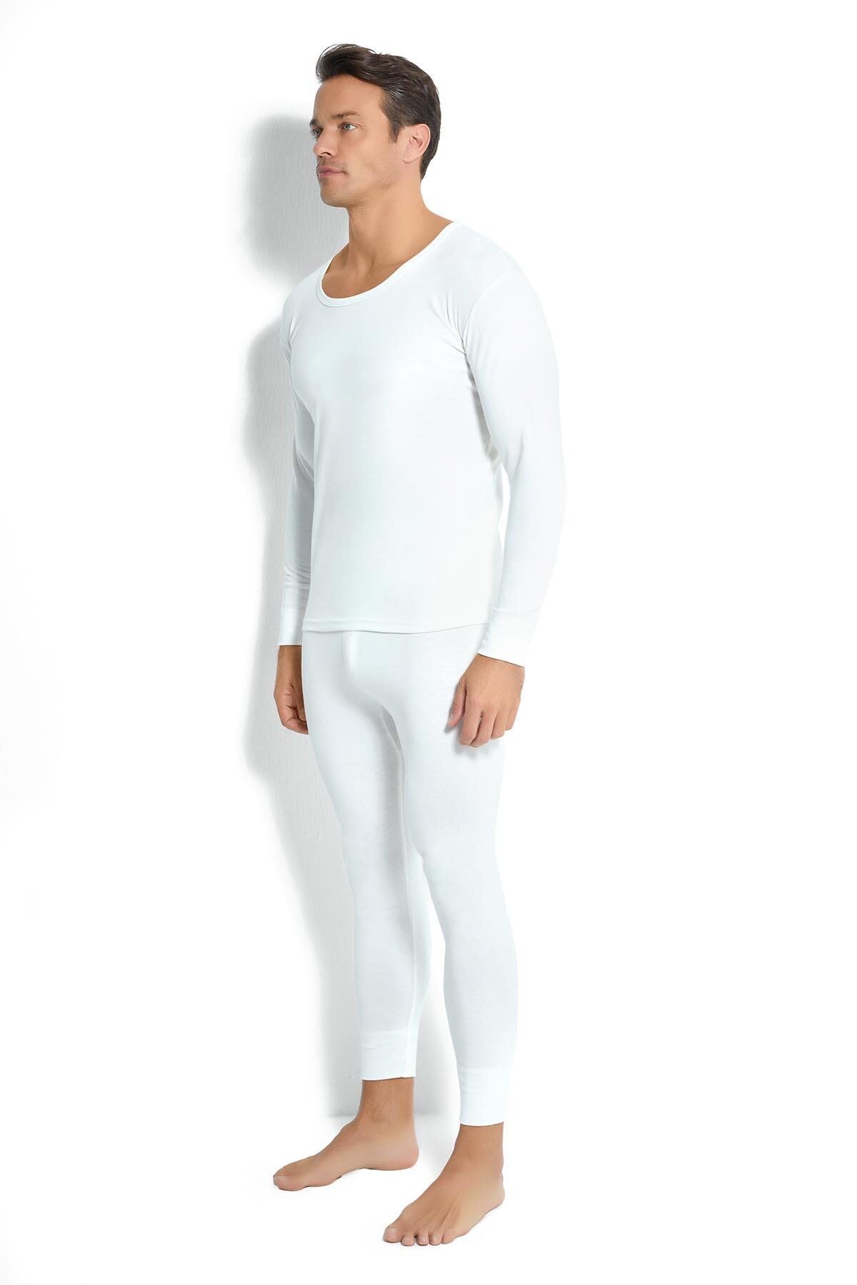 Jiber 160 Erkek %100 Termal Üst EKRU - L