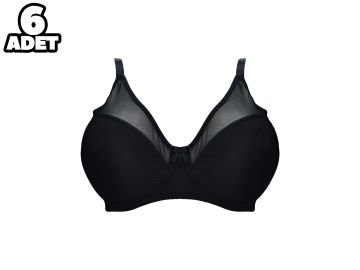 Aysemin 5001 B Cup (75-80-85-90) Balenli Destekli Bayan Sütyen 6'lı