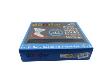 Dündar Dikişsiz Yıkamalı Kokulu Pamuklu Havlu Diyabetik Çorap 12'li