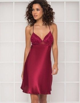 Pierre Cardin 4285 Saten Sabahlık Gecelik Takımı