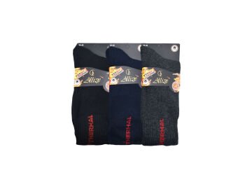 Allize 2820 Yıkamalı Dikişsiz Ter Emici Bayan Termal Çorap 12'li