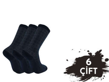 Pola 1420 Yazlık Likralı Erkek Modal Çorap 6'lı