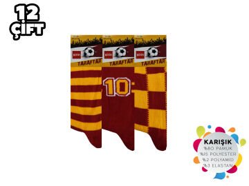 Şirin 005-GS Taraftar Çocuk Soket Çorap 12'li