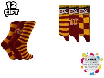 Şirin 005-GS Taraftar Çocuk Soket Çorap 12'li