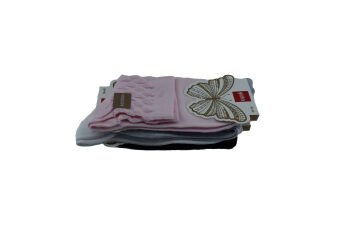 Şirin 4035-1 (36-40) Dikişsiz Bayan Yarım Konç Desenli Penye Patik Çorap 12'li