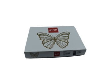 Şirin 4035-2 (36-40) Dikişsiz Bayan Yarım Konç Desenli Penye Patik Çorap 12'li