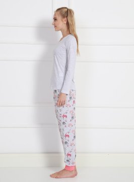 Vienetta 0158 Uzun Kollu Bayan Pijama Takımı
