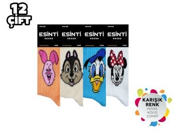 Esinti 78 Bayan Kolej Çorap 12'li