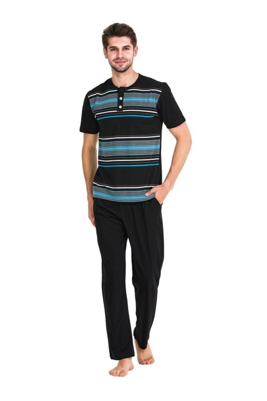 Güneş 5343 Kısa Kollu 3'lü Erkek Pijama Takımı