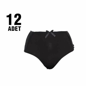 Tutku Elit 2401 Yanı Dantel Bayan Bato 12'li