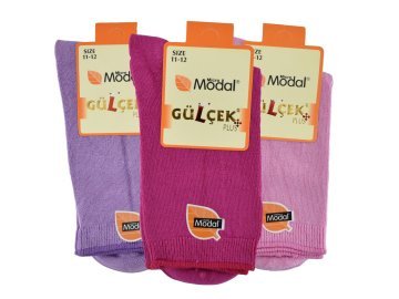 Gülçek Kız Erkek Çocuk Modal Çorap 12'li