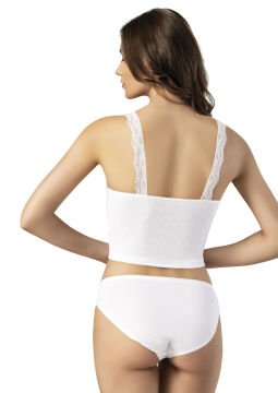 Kota 6434 Bayan Kaşkorse Sur Dantelli Pedli Crop 6'lı