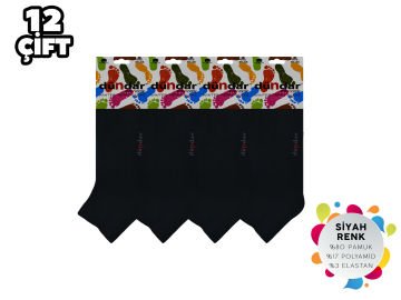 Dündar Dikişsiz Yıkamalı Erkek Havlu Patik 12'li