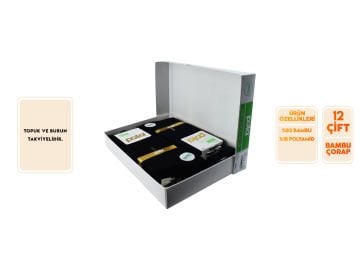 Pola 4080-5 Garson Yazlık Erkek Bambu Çorap 12'li