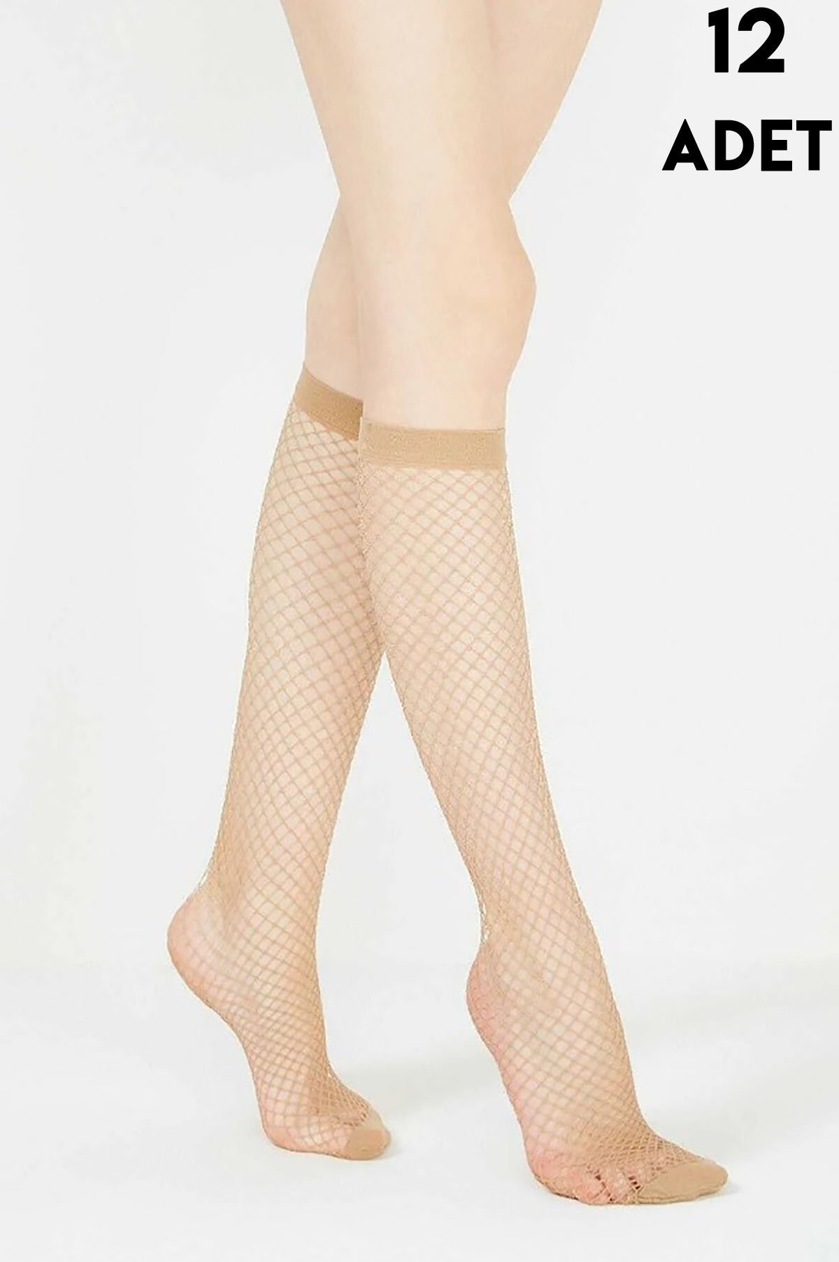 Penti File Bayan Pantolon Çorap 12'li TEN(57) - STANDART