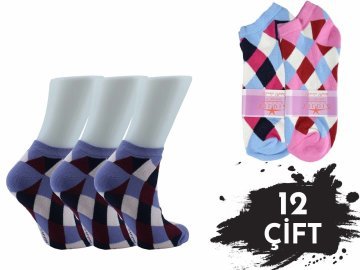 Yıldız 3869 Bayan Havlu Patik 12'li