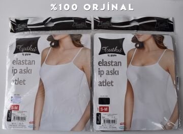 Tutku Elestan İp Askılı Bayan Atlet